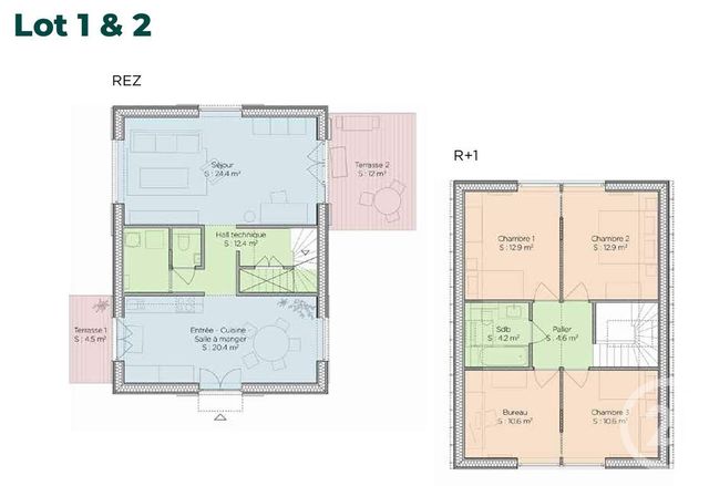 maison à vendre - 5 pièces - 103.0 m2 - CUCQ - 62 - NORD-PAS-DE-CALAIS - Century 21 Prestige Et Patrimoine