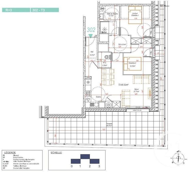 Appartement F3 à vendre - 3 pièces - 66.0 m2 - FORT MAHON PLAGE - 80 - PICARDIE - Century 21 Prestige Et Patrimoine