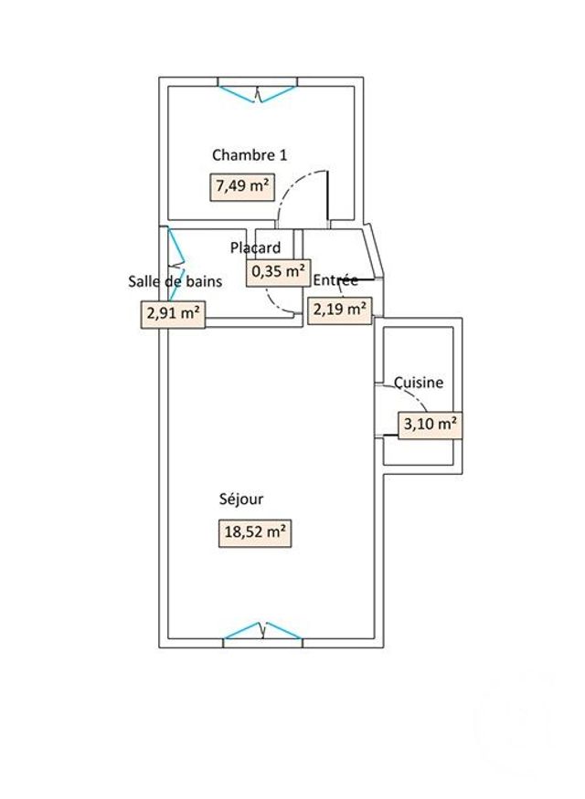 Appartement à vendre - 2 pièces - 35.0 m2 - LE TOUQUET PARIS PLAGE - 62 - NORD-PAS-DE-CALAIS - Century 21 Prestige Et Patrimoine