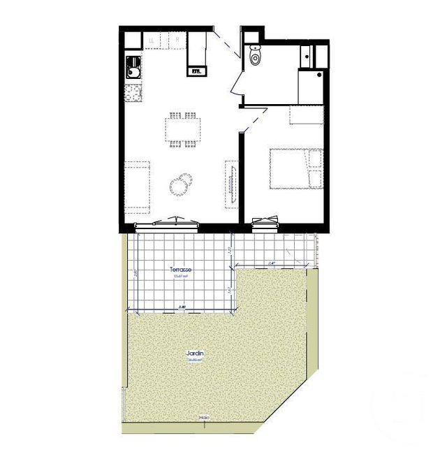 Appartement F2 à vendre - 2 pièces - 43.72 m2 - CUCQ - 62 - NORD-PAS-DE-CALAIS - Century 21 Prestige Et Patrimoine