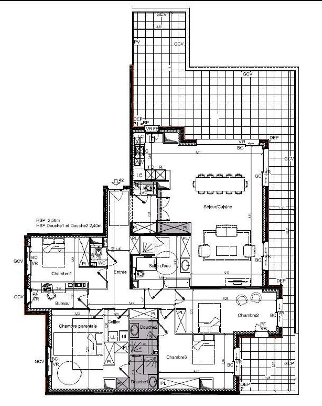 Appartement F8 à vendre - 7 pièces - 173.99 m2 - LE TOUQUET PARIS PLAGE - 62 - NORD-PAS-DE-CALAIS - Century 21 Prestige Et Patrimoine